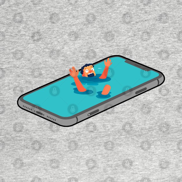 drowning in gadgets by DewaJassin